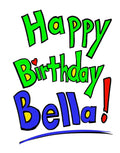 Block color Birthday Card